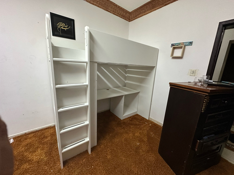 Jubail, Furniture, SAR 700,  Study Table With Bunk Bed 2 Meter X 1.3 Meter