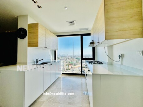 Salmiya, Apartments/Houses, KWD 1100/month,  Furnished,  3 BR,  Modern Furnished 3-Bedroom Duplex For Rent In Kuwait With Pool, Gym & Rooftop Lounge