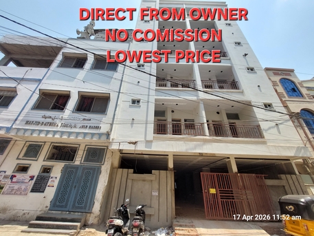 Hyderabad, Real Estate For Sale, INR 4200000,  3 BR,  1050 Sq. Feet,  Direct From Owner-Brand New 3bhk Flat For Urgent Sale-Close To Metro Lane