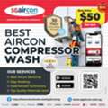 SGD 50,  Aircon Compressor Wash