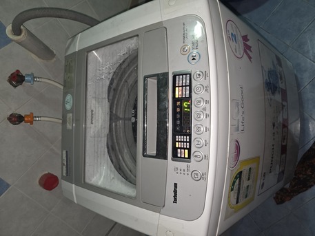 Jubail, Appliances, SAR 600,  LG Turbo 8KG Washing Machine In Good Working Condition.
