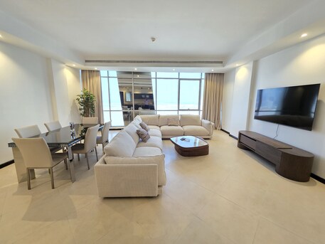 Juffair, Apartments/Houses, BHD 450/month,  Furnished,  3 BR,  Sea View | Extremely Spacious | Luxury Flat | Facilities | In New Juffair