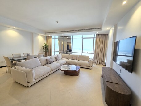 Juffair, Apartments/Houses, BHD 450/month,  Furnished,  3 BR,  Sea View | Extremely Spacious | Luxury Flat | Facilities | In New Juffair