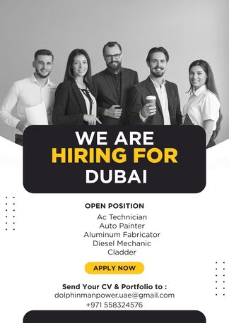Dubai, Jobs, OPENINGS FOR DUBAI