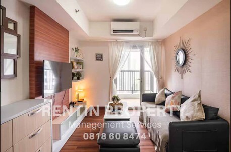 Jakarta, Apartments/Houses, IDR 10000000/month,  Furnished,  2 BR,  60 Sq. Meter,  For Rent Apartment The Wave 2 Bedrooms High Floor Full Furnished