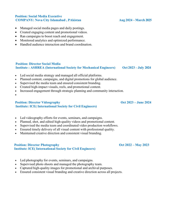 Jeddah, Job Seekers, Videographer/Content Creator