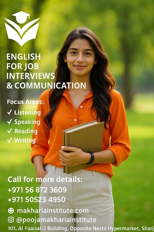 Sharjah, Lessons Offered, English Speaking & Communication Training Sharjah  0568723609
