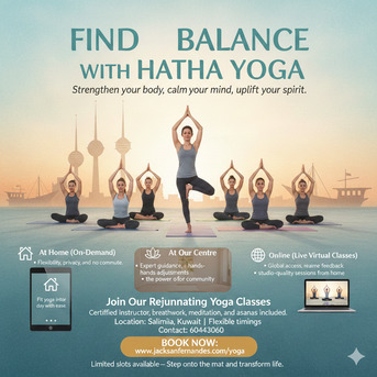 Kuwait City, Counseling, 🧘&zwj;♀️ Find Your Balance With Hatha Yoga 🧘&zwj;♂️