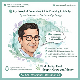 Salmiya, Business, Psychological Counseling & Life Coaching In Salmiya
