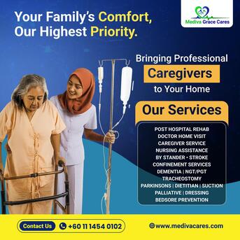 Kuala Lumpur, Elder Care, Trusted Home Care & Caregiver Support Malaysia | MedivaCare