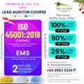 SGD 1,  Christmas & New Year ISO 45001 Lead Auditor Course Offer