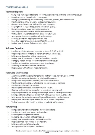 Khobar, Job Seekers, IT Technician / IT Support Technician / Desktop Technician