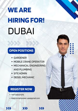 Dubai, Jobs, WE HAVE OPENINGS FOR DUBAI