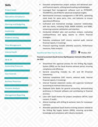 Jubail, Job Seekers, Accounts, Finance & Admin Expert (10 Years) Transferable Iqama