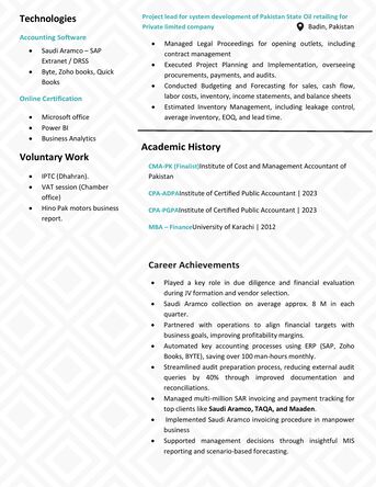 Jubail, Job Seekers, Accounts, Finance & Admin Expert (10 Years) Transferable Iqama