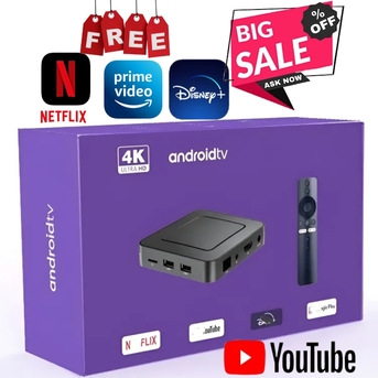 Juffair, Electronics, BHD 15,  IPTV SMART TV BOX/4K Android TV BOX RECIEVER/Watch TV Channels Without Dish