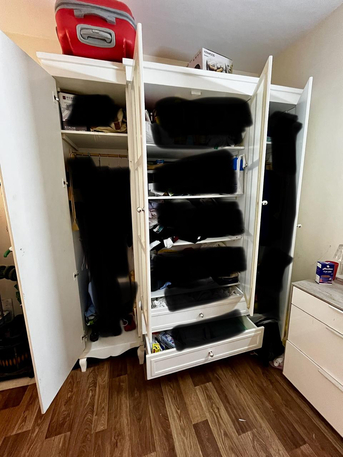 Riyadh, Household Items, SAR 1500,  White Complete Bedroom Set In A Good Condition