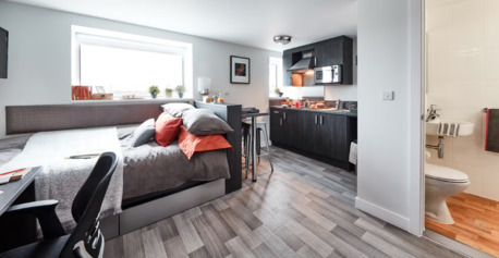 London, Apartments, Flats, Houses & Villas, GBP 315/week,  1 BR,  13 Sq. Meter,  Tower, Student Accommodation In Bristol | Gradding Homes