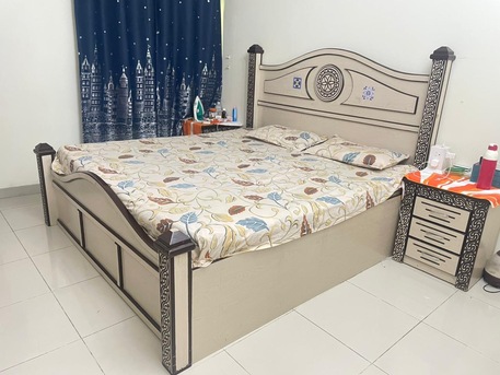 Al Andalus, Furniture, SAR 499,  King Size Bed With Dressing And Side Storage
