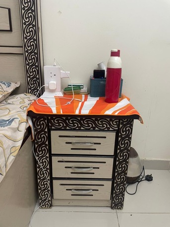 Al Andalus, Furniture, SAR 499,  King Size Bed With Dressing And Side Storage