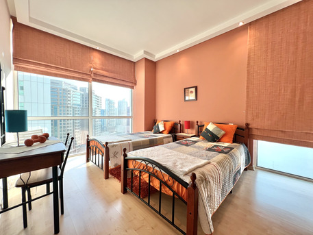 Juffair, Apartments/Houses, BHD 385/month,  Furnished,  2 BR,  140 Sq. Meter,  Juffair Furnished 2 BHK With Balcony, Pool & Gym