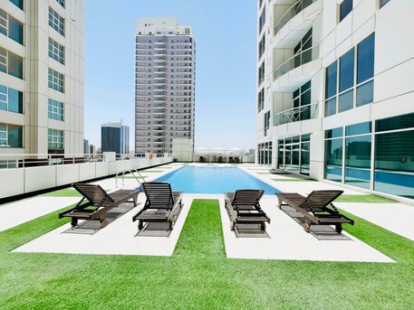 Juffair, Apartments/Houses, BHD 385/month,  Furnished,  2 BR,  140 Sq. Meter,  Juffair Furnished 2 BHK With Balcony, Pool & Gym