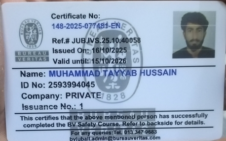 Jubail, Job Seekers, Rigger Level 2 Tuv