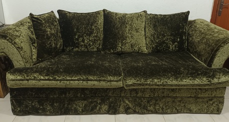 Khobar, Furniture, SAR 100,  2 Sofas And A Cupboard For Sale