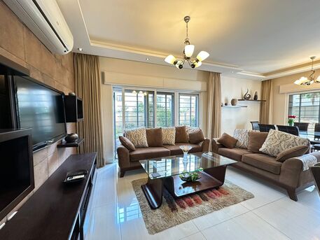 Amman, Apartments/Houses, JOD 13000/year,  Furnished,  2 BR,  100 Sq. Meter,  Ground Floor Apartment For Rent In Al-Swafiyieh