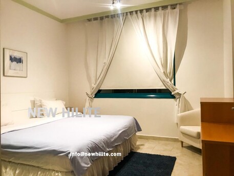 Salmiya, Apartments/Houses, KWD 850/month,  2 BR,  Seaview Furnished Two Bedroom Apartment For Rent In Salmiya