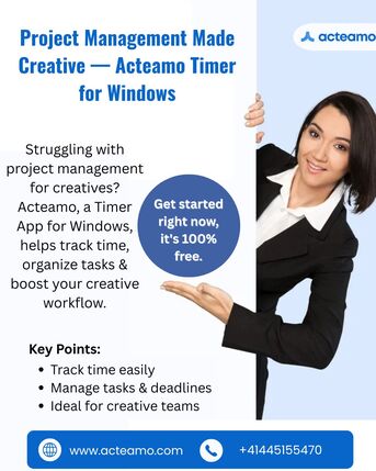 Geneva, Business, Project Management For Creatives | Timer App For Windows