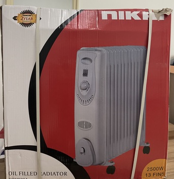 Dammam, Appliances, SAR 279,  Nikai Brand New  13 Fins Oil Radiator (Heater)