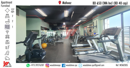 Mahooz, Apartments/Houses, BHD 650/month,  Furnished,  2 BR,  127 Sq. Meter,  Fully Furnished 2 Bedroom Apartment, Mahooz - BD 650 EWA Incl (BD 40 Cap) WSMZ005