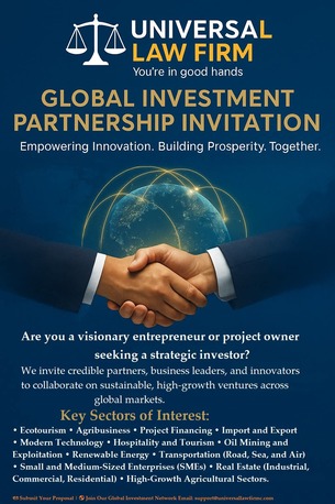 Dubai, Business Partners, Active Investor With Capital Seeking Partners To Do Joint Business