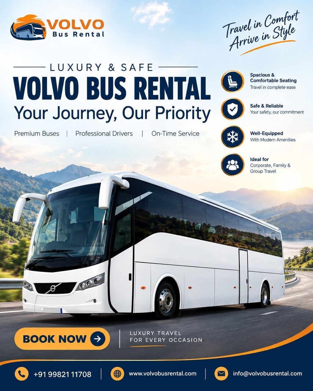 Jaipur, Travel, Volvo Bus Rental For Airport Transfers | Volvobusrental.com