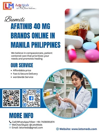 Cebu City, Health & Beauty Items, PHP 1,  Generic Afatinib Tablets 20/30/40 Mg Available In The Philippines