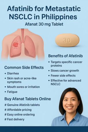 Cebu City, Health & Beauty Items, PHP 1,  Generic Afatinib Tablets 20/30/40 Mg Available In The Philippines