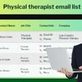Verified Physical Therapy Professionals Contacts Database