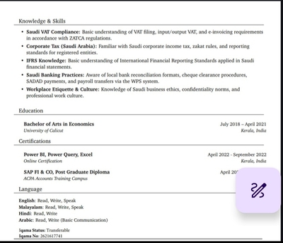 Riyadh, Job Seekers, Looking For Job &ndash; Accountant