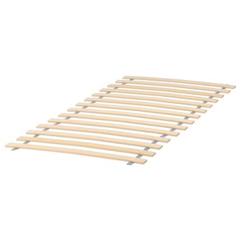 Riyadh, Furniture, SAR 200,  IKEA MALM Bed Frame, High, Black-brown/Lur&ouml;y, 90x200 Cm