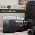 SAR 1400,  Sigma Prime 40 Mm 1:1.4 Lense(canon Mount)