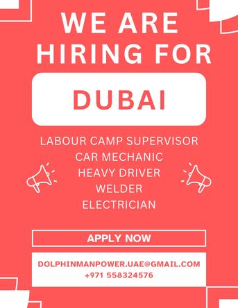 Dubai, Jobs, HIRING FOR DUBAI