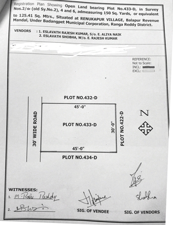 Hyderabad, Residential Plots, INR 23000,  150 Sq. Yard,  PLOT FOR SALE LRS FULL PAID