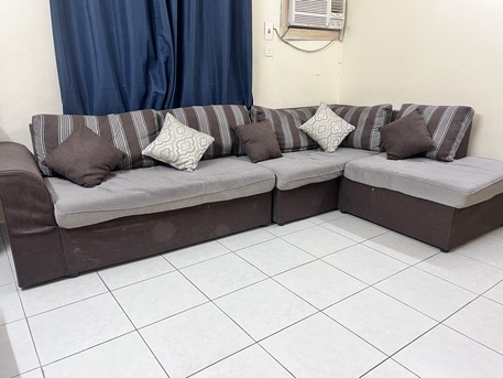 Riyadh, Furniture, SAR 250,  L Shape Sofa Set, 6 Seater