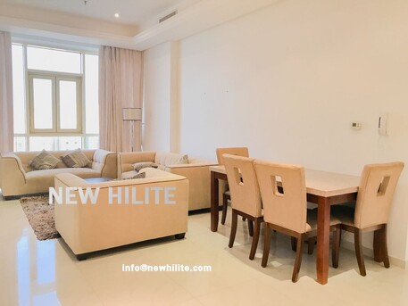 Salmiya, Apartments/Houses, KWD 705/month,  2 BR,  Sea View Two Bedroom Apartment In Salmiya