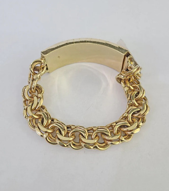 New York, Jewelry, USD 1003,  Shop 14K Gold Nugget Bracelet Men In USA