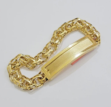 New York, Jewelry, USD 1003,  Shop 14K Gold Nugget Bracelet Men In USA