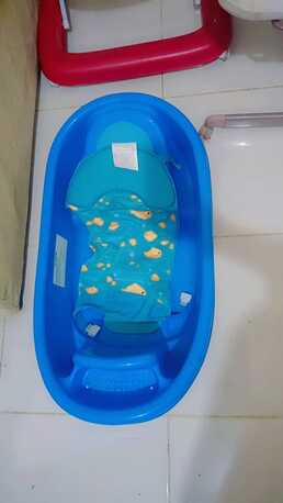 Baish, Baby & Kid Stuff, SAR 150,  Newly Born Baby Bed, Cycle (walker) And Bath Tub On Sale (Moving Sale).