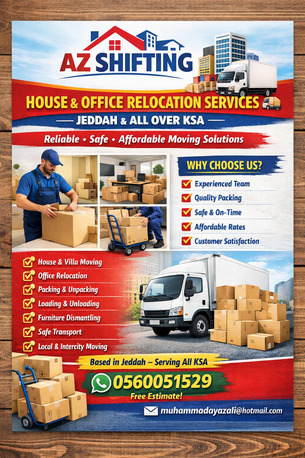 Jeddah, Relocation, House And Office Shifting