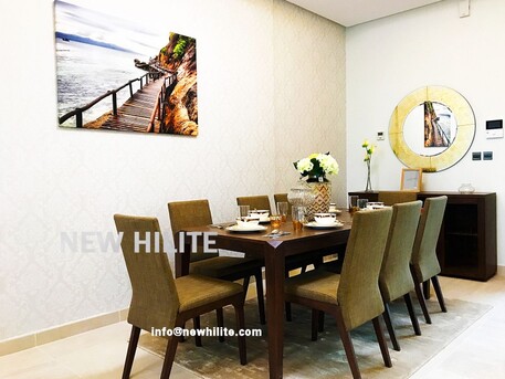 Salmiya, Apartments/Houses, KWD 1150/month,  Furnished,  3 BR,  Three Bedroom Sea View Apartment For Rent In Salmiya